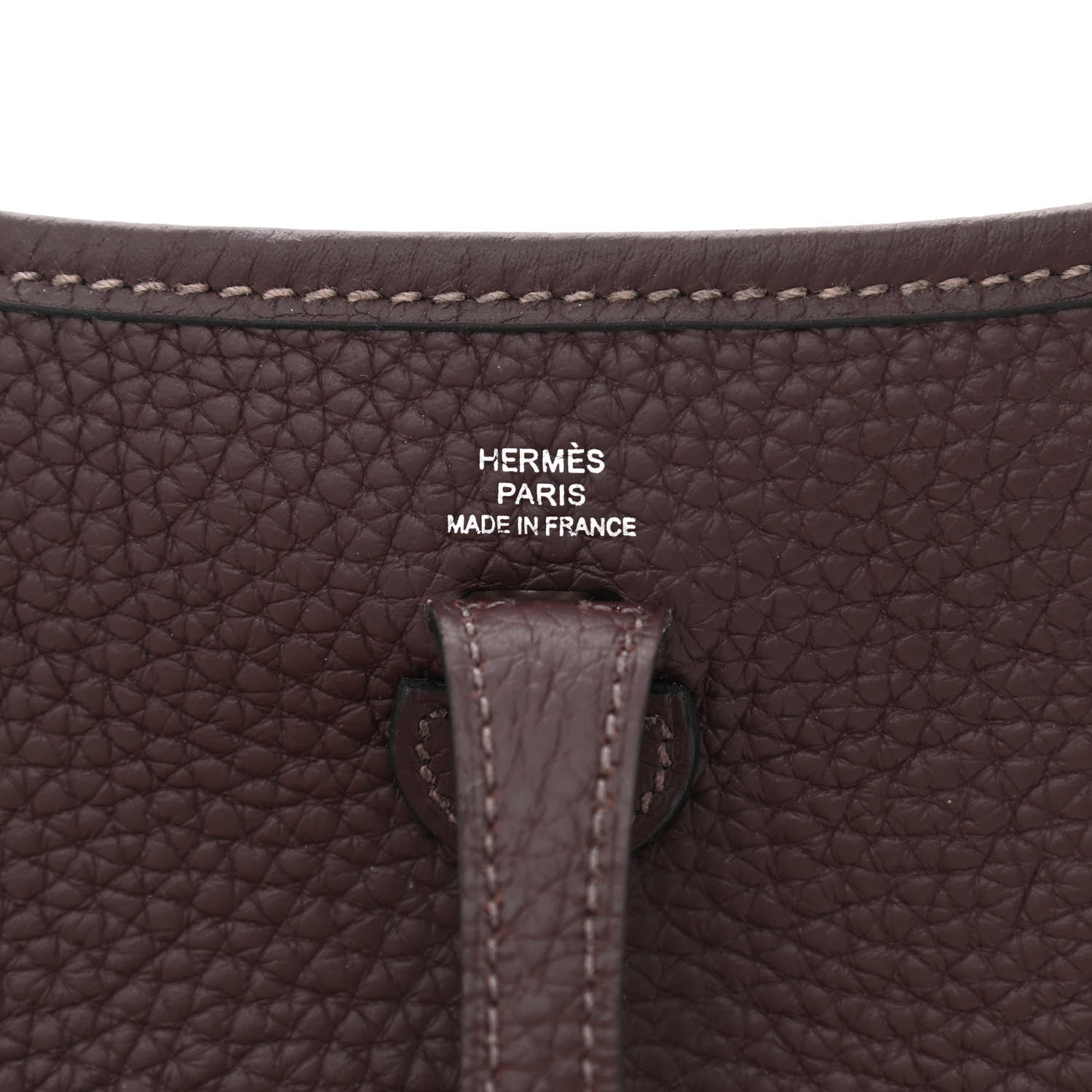 Hermes Taurillon Clemence Maxi Quadrille Evelyne TPM Rouge Sellier Bleu Bill Biscuit Rouge H 6 of 11
