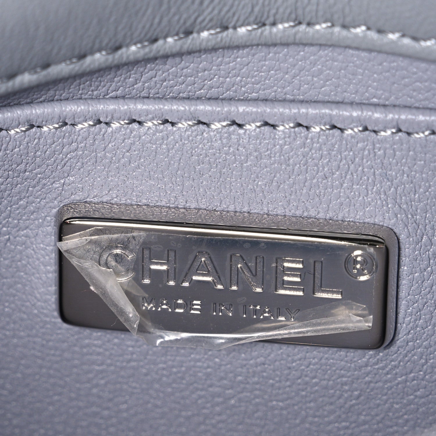 Chanel Sequin Mini Rectangular Flap Silver 6 of 11