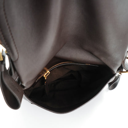 Tom Ford Grained Calfskin Medium Jennifer Crossbody Bag Brown 5 of 7