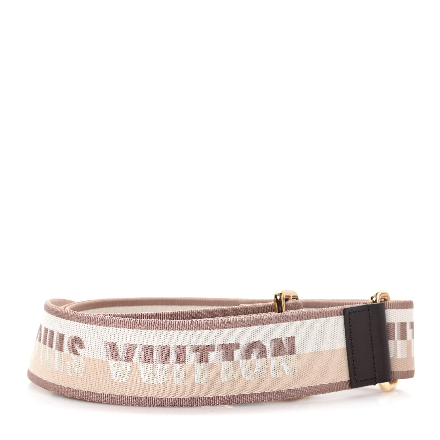 Louis Vuitton Jacquard Speedy Bandouliere 20 Shoulder Strap Beige Brown 2 of 3