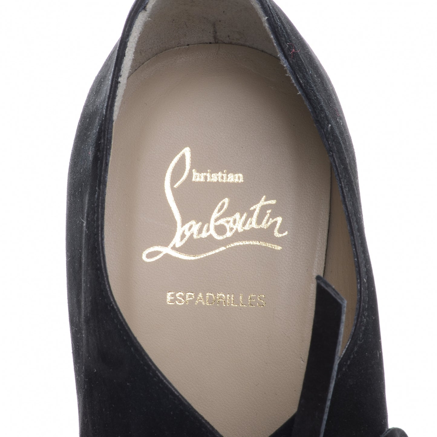 Suede Viva Boom 140 Espadrille Booties 39 Black