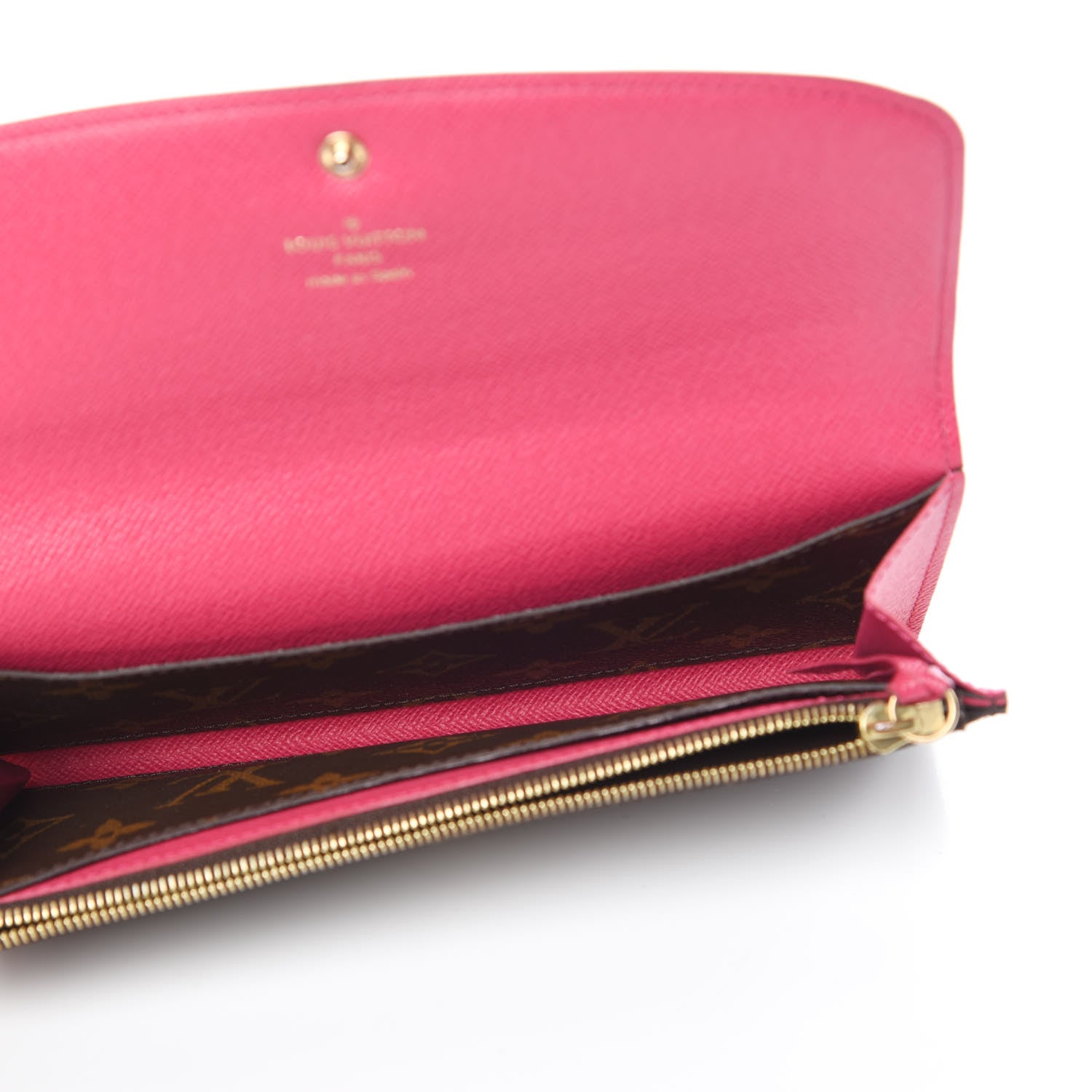 Louis Vuitton Monogram Emilie Wallet Hot Pink 5 of 9