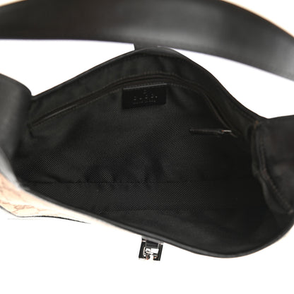 Gucci Monogram Web Small Jackie O Hobo Dark Brown 5 of 11