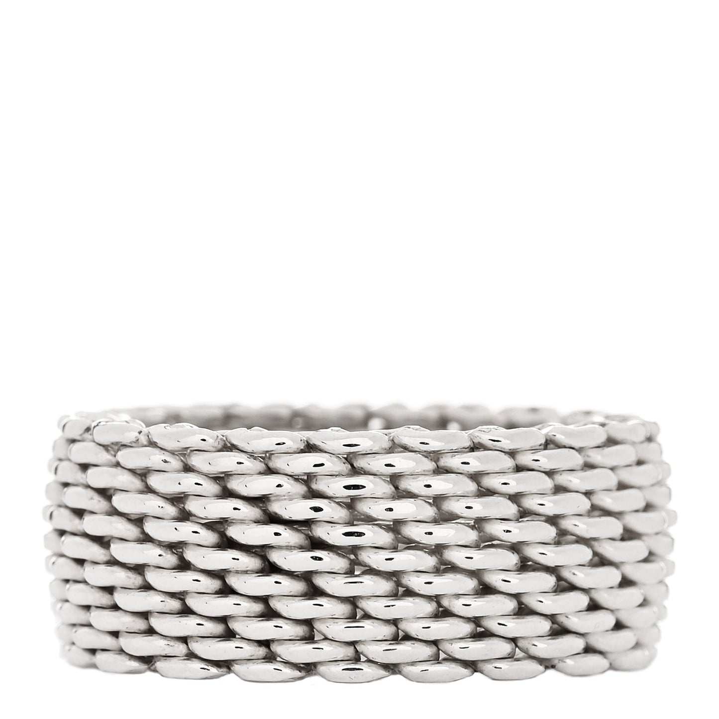Sterling Silver Somerset Mesh Ring 52 6
