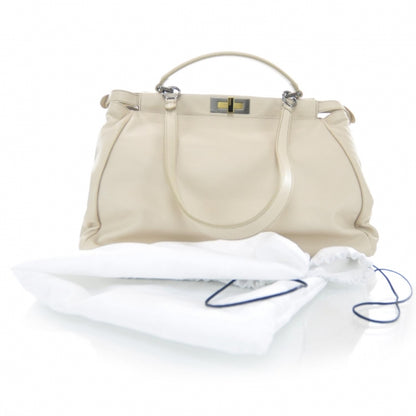 Fendi Nappa Large Peekaboo Iconic Satchel Pink 3 of 9