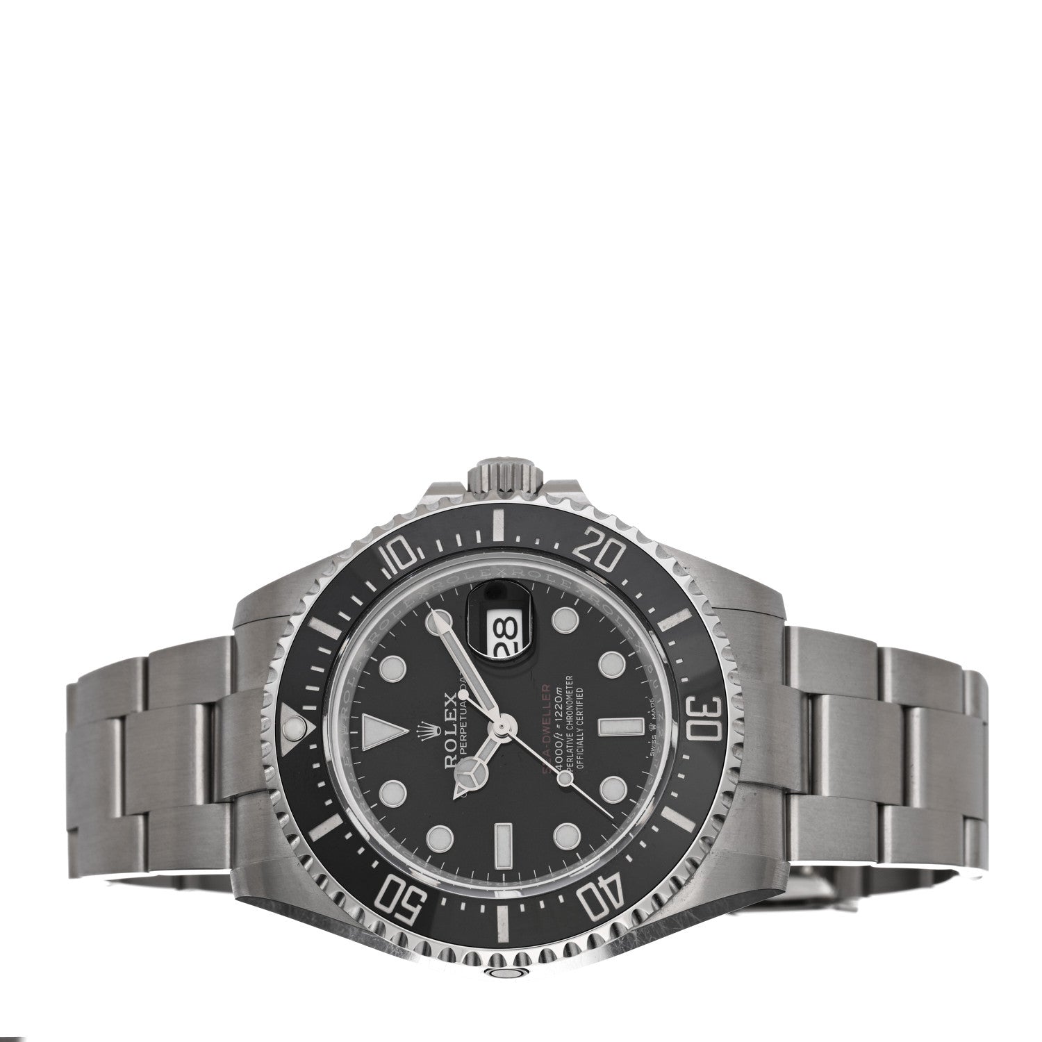 Rolex Stainless Steel 43mm Oyster Perpetual Date Sea-Dweller Watch Black 126600 2 of 5
