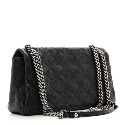 Chanel Caviar Quilted Medium Simply CC Flap Black 3 of 13