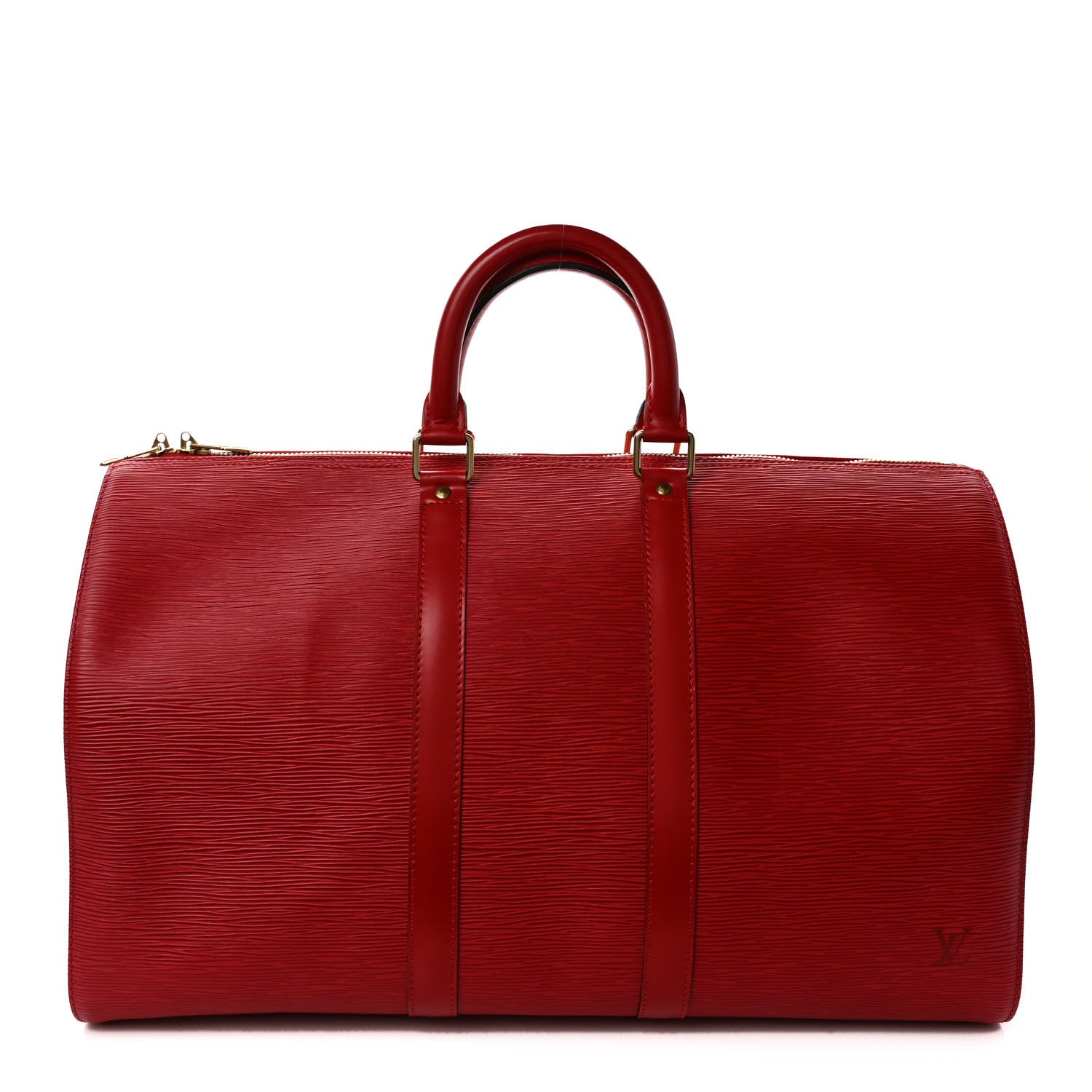 Louis Vuitton Epi Keepall 45 Castillan Red 1 of 10