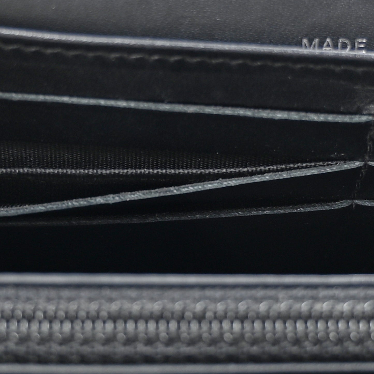 Caviar Timeless CC Large Gusset Flap Wallet Black