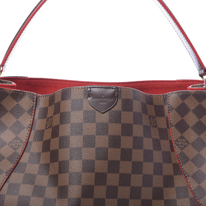 Louis Vuitton Damier Ebene Caissa Hobo Cherry 11 of 11