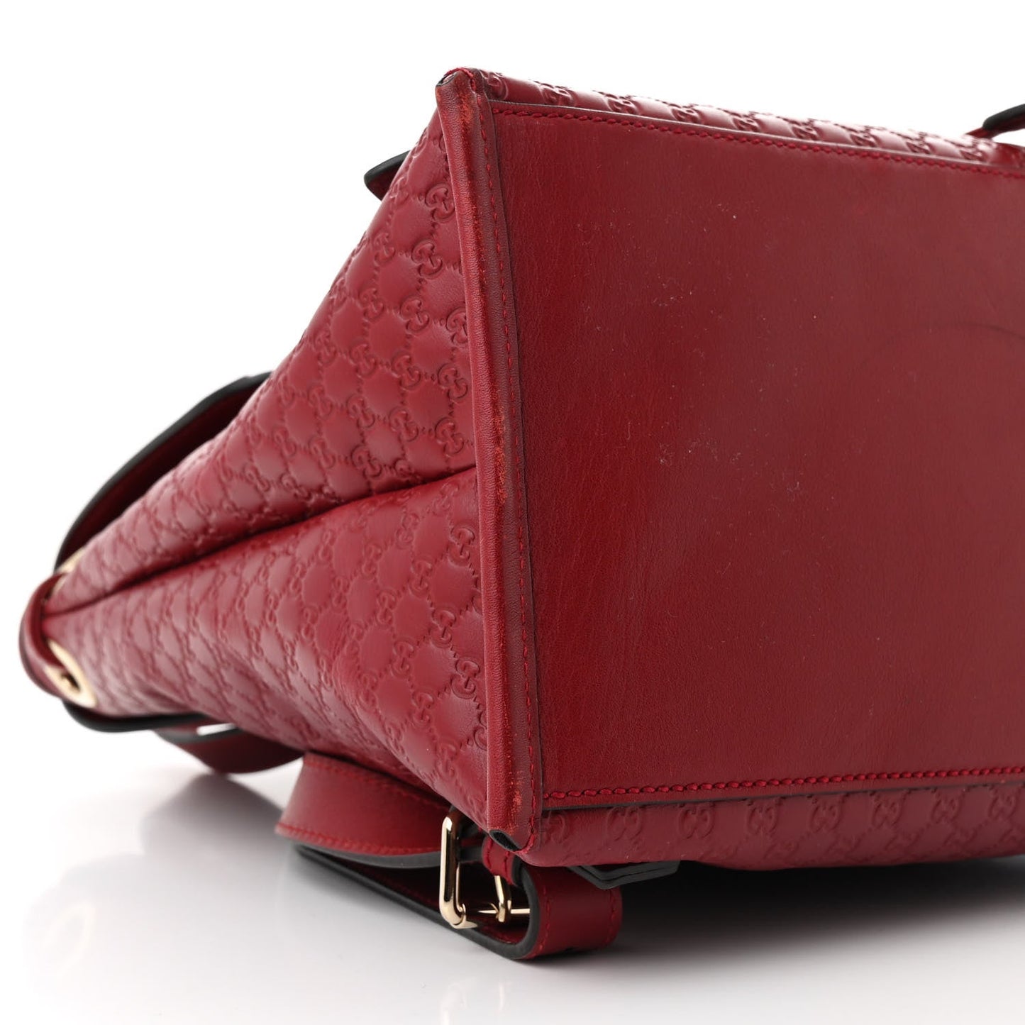 Microguccissima Drawstring Backpack Red