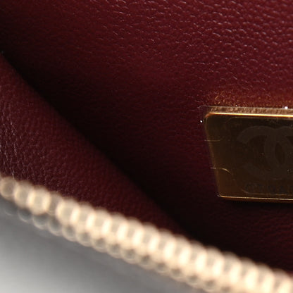 Chanel Caviar Lizard Quilted Small Coco Handle Flap Black 7 of 11