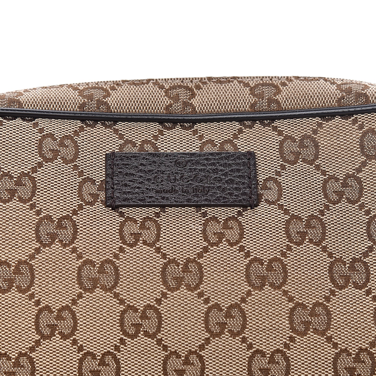 Monogram Belt Bag Dark Brown