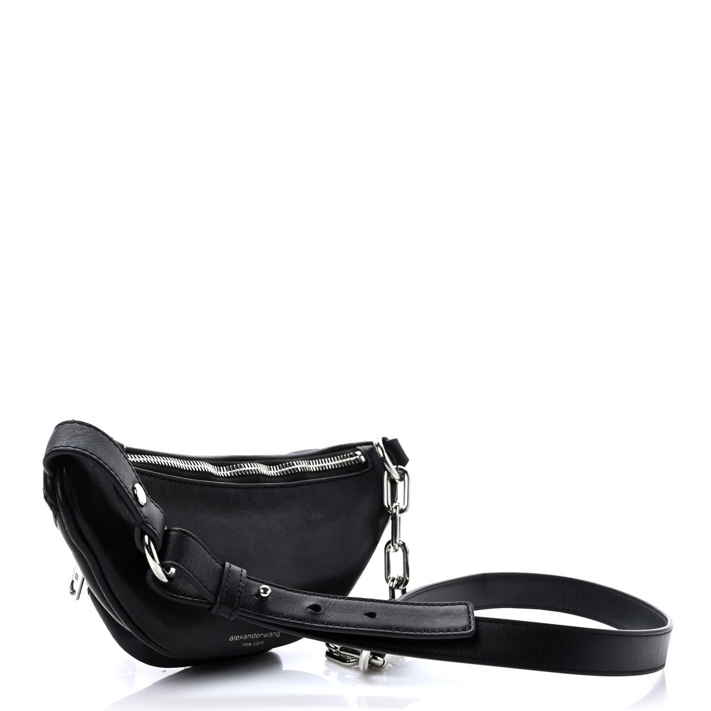 Lambskin Mini Attica Belt Bag Black