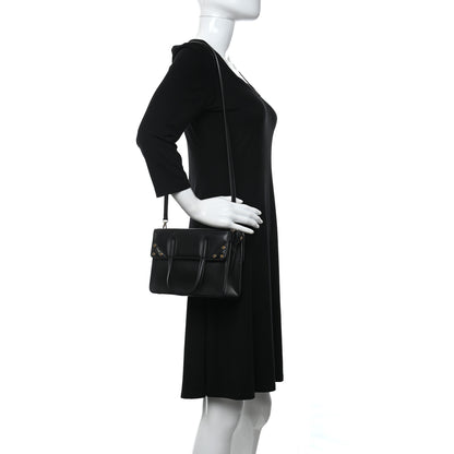 Fendi Vitello Grace Matte Small Flip Tote Black 3 of 13