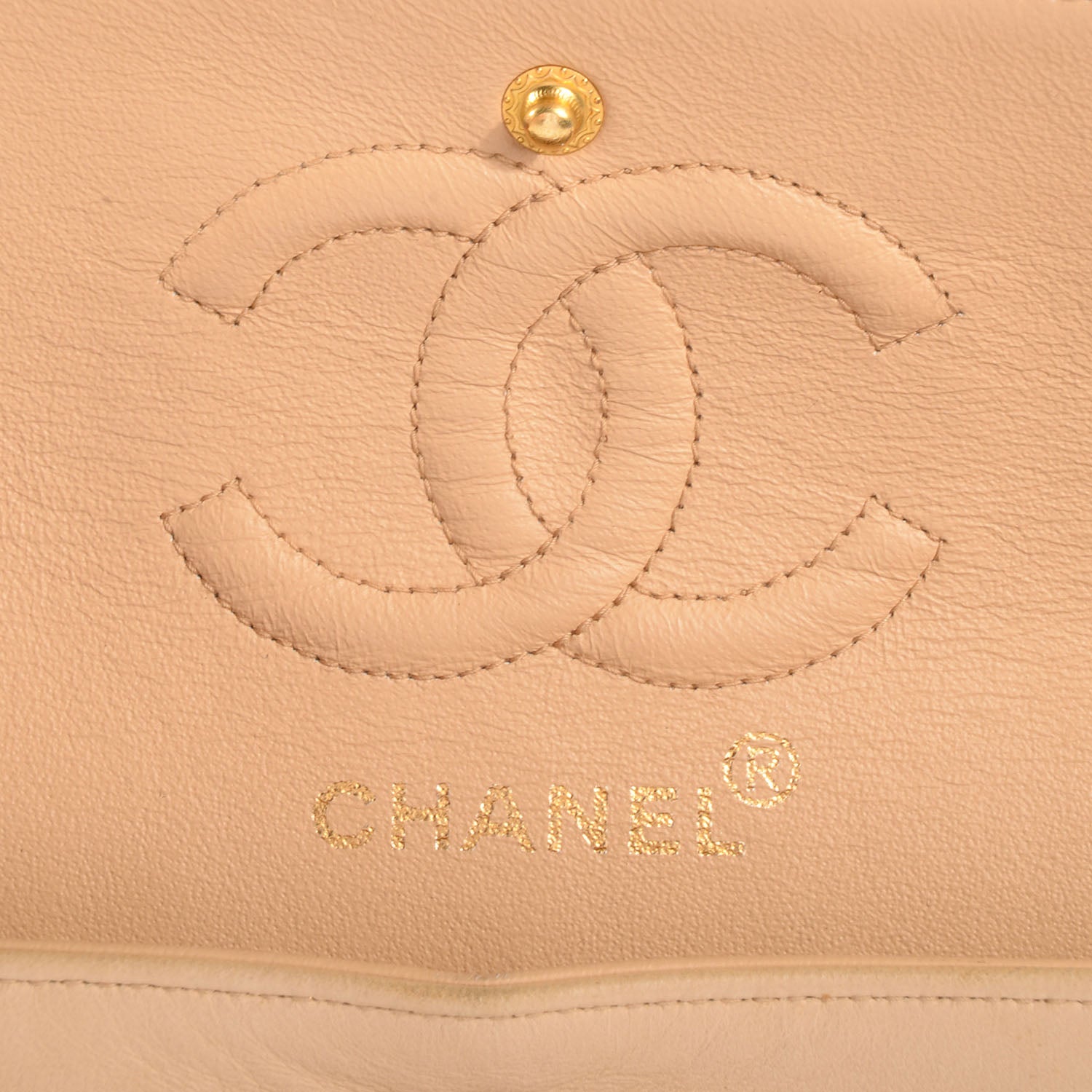 Chanel Lambskin Quilted Small Double Flap Beige 6 of 9