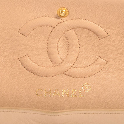 Chanel Lambskin Quilted Small Double Flap Beige 6 of 9
