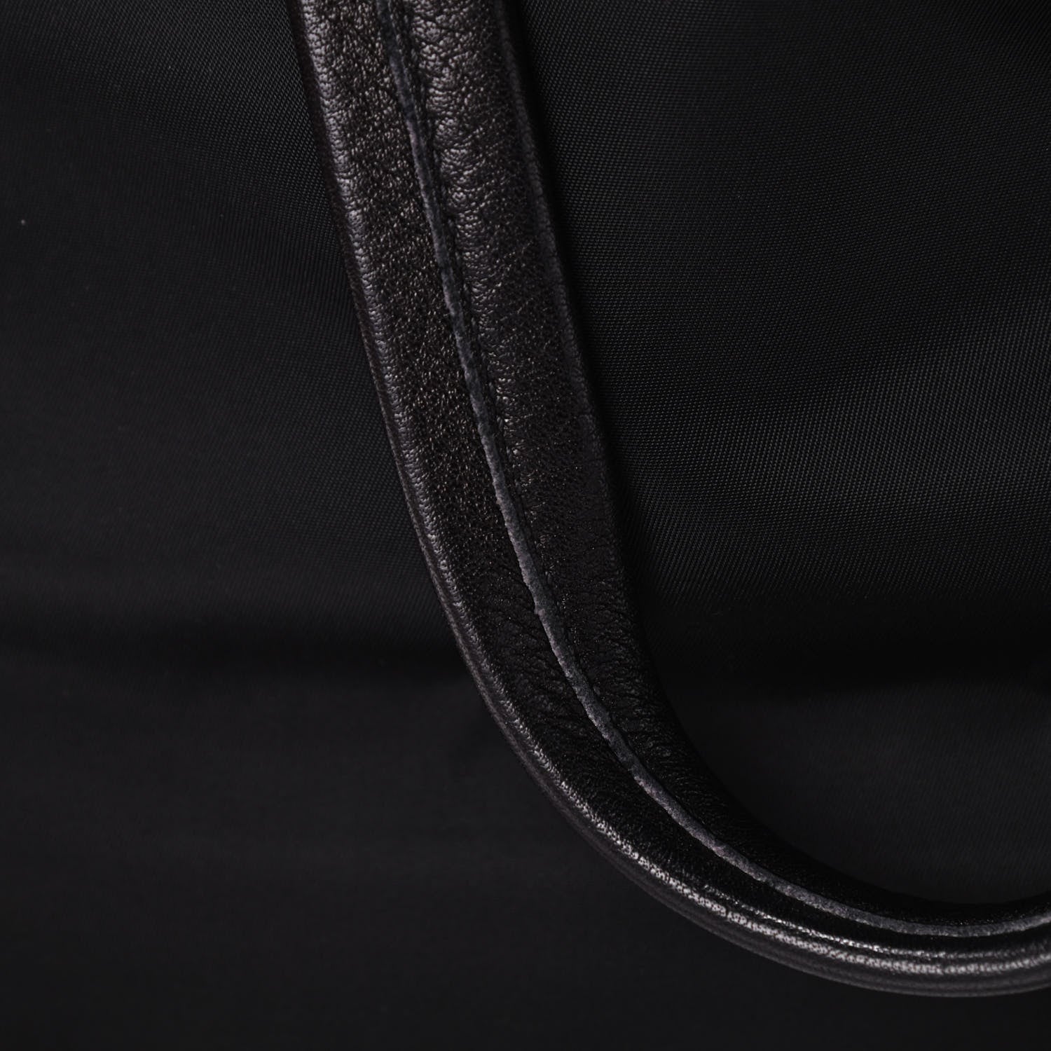 Prada Tessuto Nylon Vitello Daino Tote Black 11 of 11