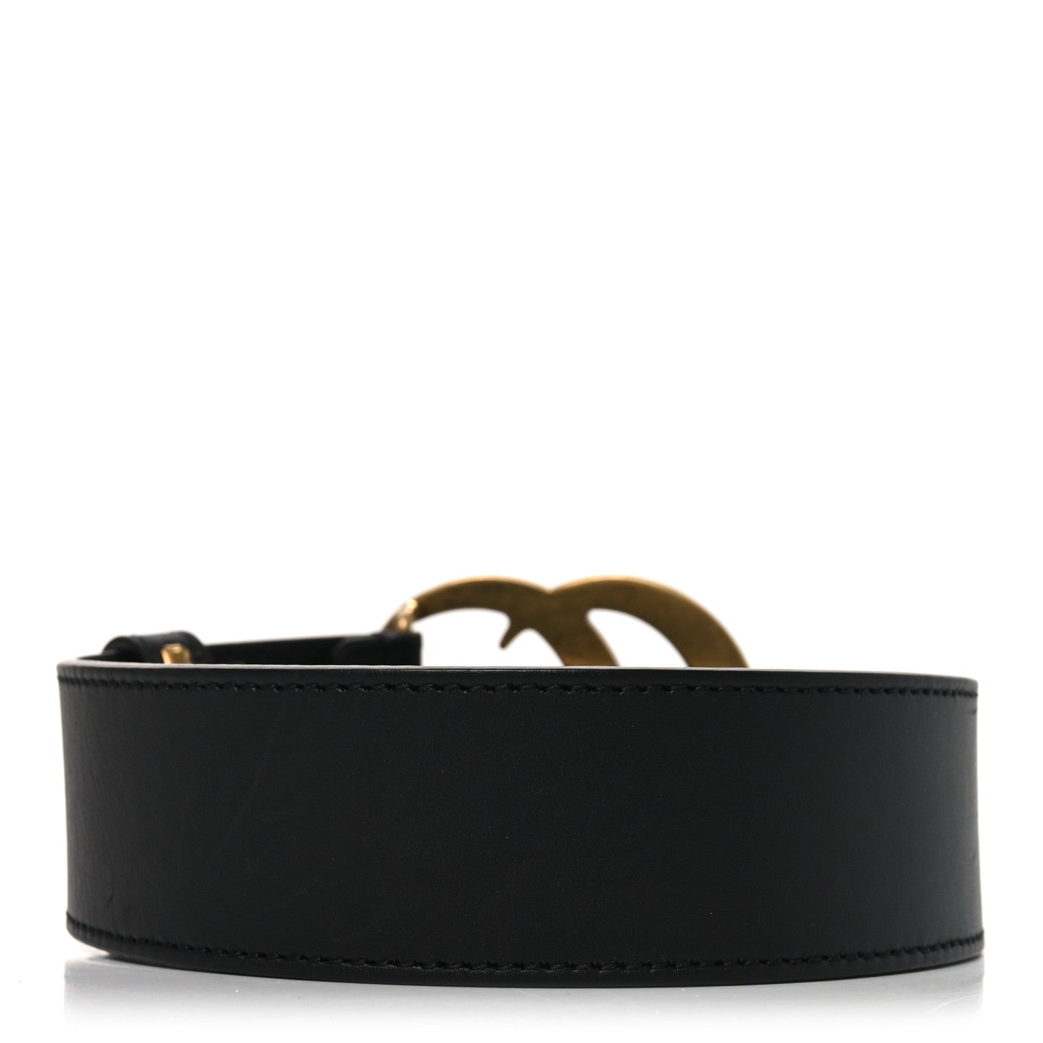 Gucci Calfskin Double G 40mm Belt 95 38 Black 2 of 4