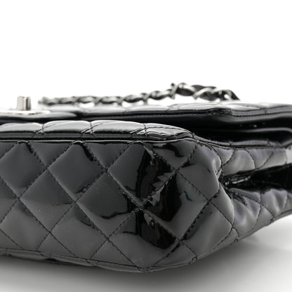 Chanel Patent Quilted Medium Double Flap Black 9 of 9