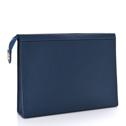 Louis Vuitton X NIGO Taurillon Monogram Denim Drip Pochette Voyage MM Blue 3 of 8