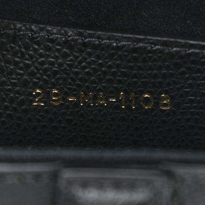 Christian Dior Grained Calfskin Saddle Bag Black 7 of 11