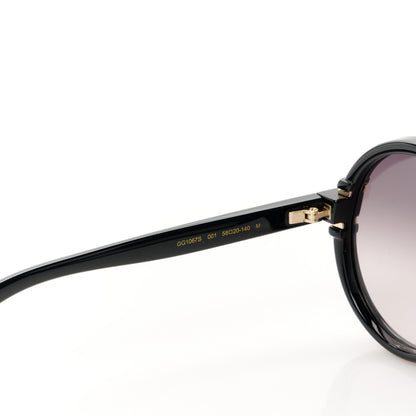 Gucci Acetate Round Sunglasses GG 1067/S Black 5 of 8