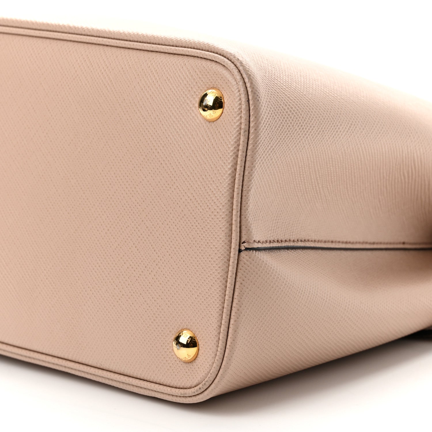 Prada Saffiano Cuir Medium Double Bag Cammeo Rosa 9 of 9