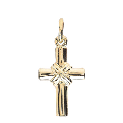 Tiffany 18K Yellow Gold Cross Charm 1 of 4