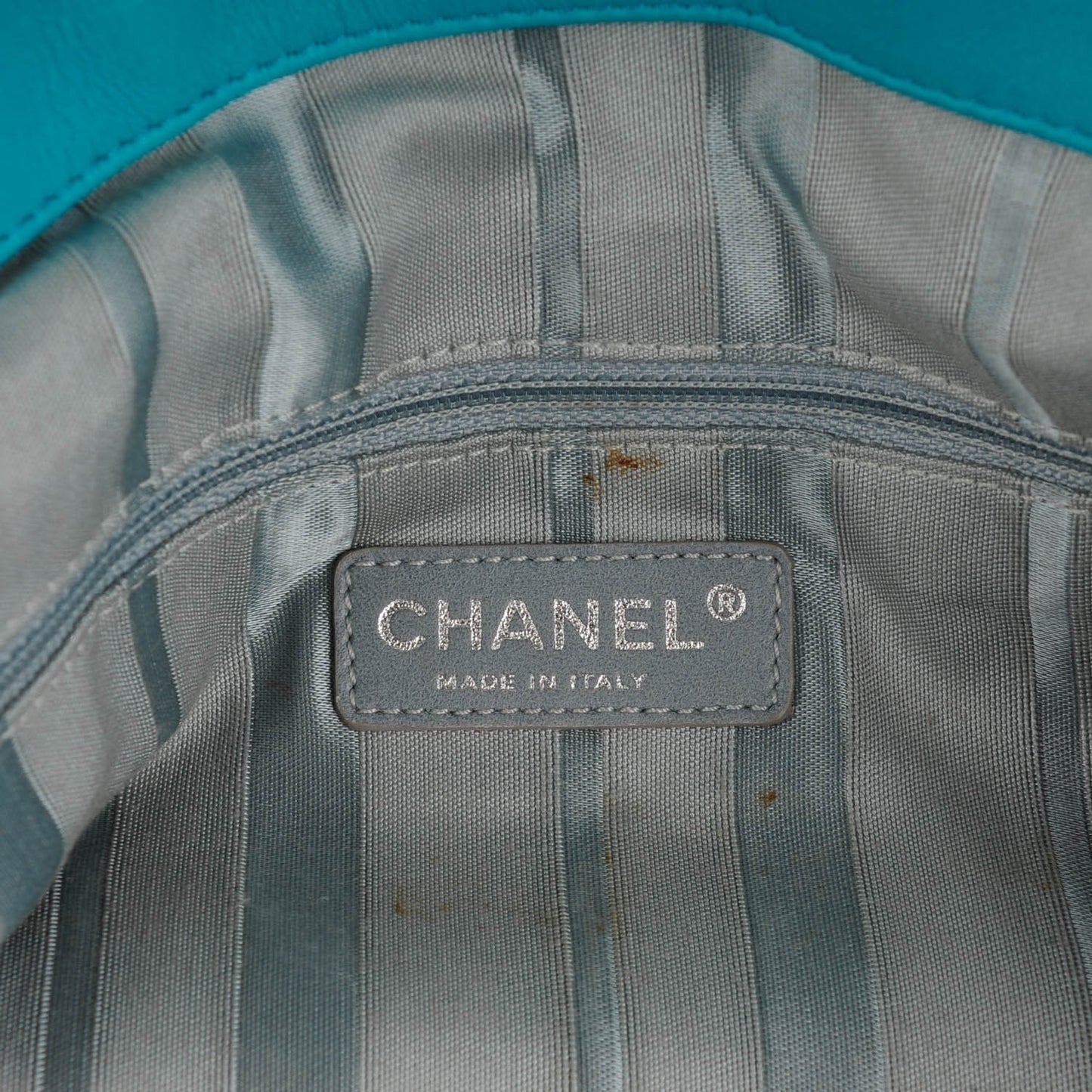 Lambskin CC Disc Tote Turquoise