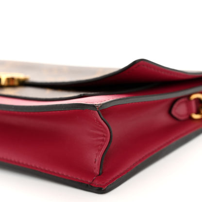 Louis Vuitton Monogram Flore Chain Wallet Fuchsia 9 of 10