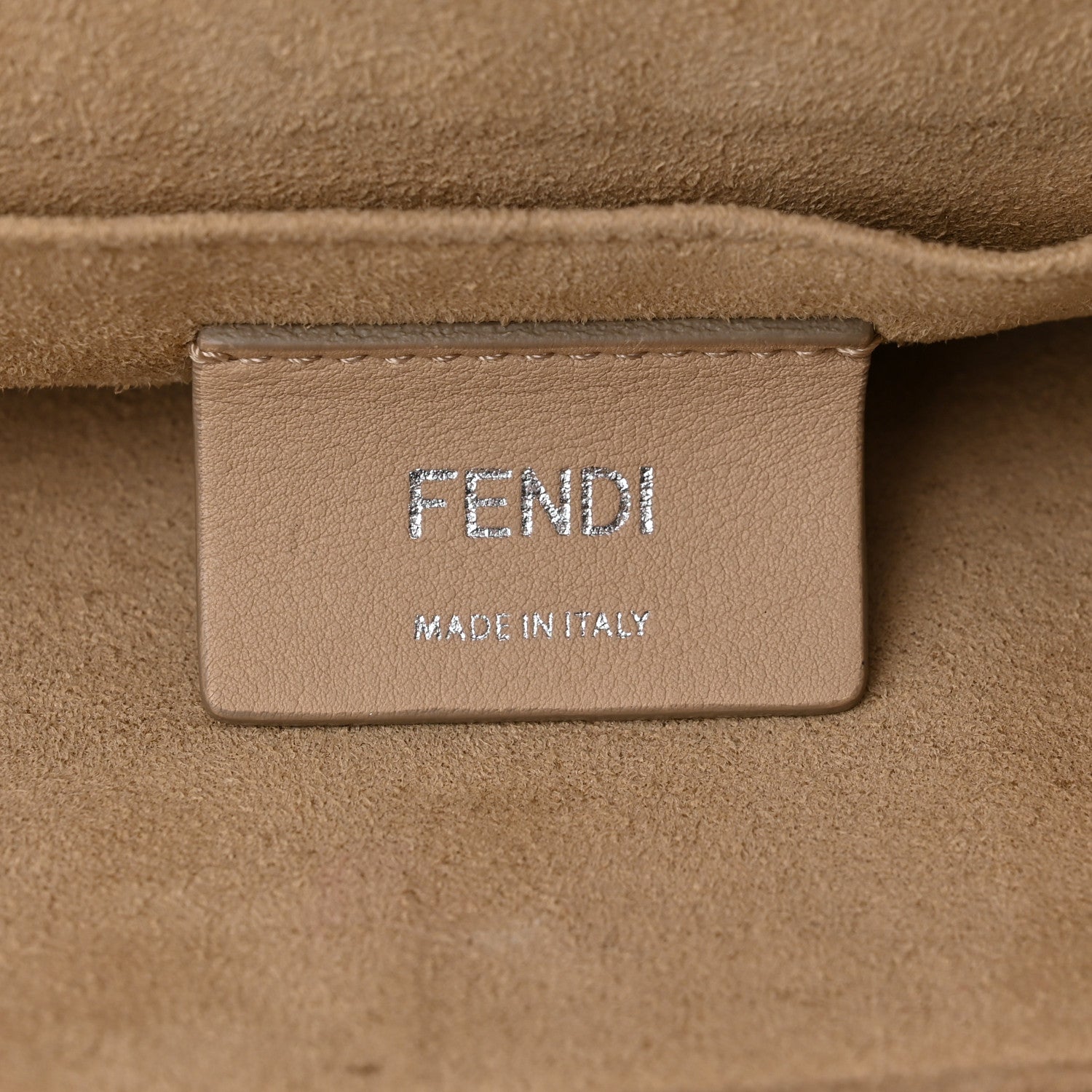 Fendi Vitello Liberty Japanese Blossom Scalloped Studded Grommet Kan I Shoulder Bag Nebula Multicolor 6 of 10