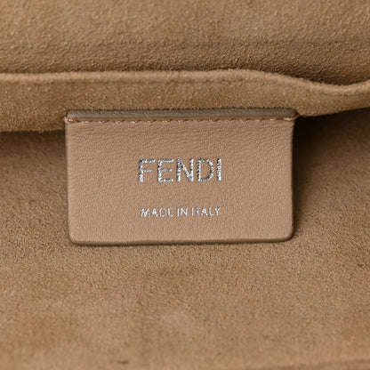 Fendi Vitello Liberty Japanese Blossom Scalloped Studded Grommet Kan I Shoulder Bag Nebula Multicolor 6 of 10
