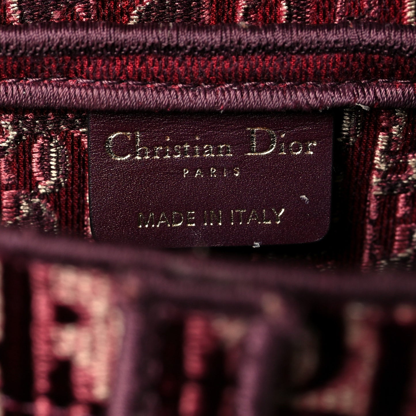 Oblique Saddle Bag Burgundy