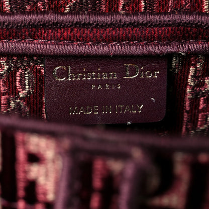 Christian Dior Oblique Saddle Bag Burgundy 6 of 12
