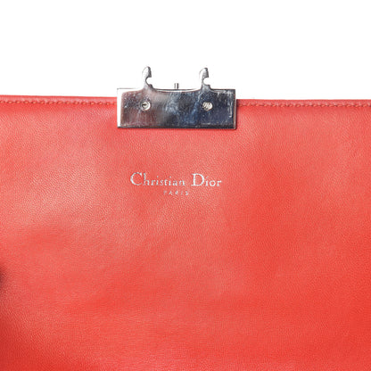 Christian Dior Lambskin Cannage Miss Dior Promenade Pouch Vermillion 6 of 10