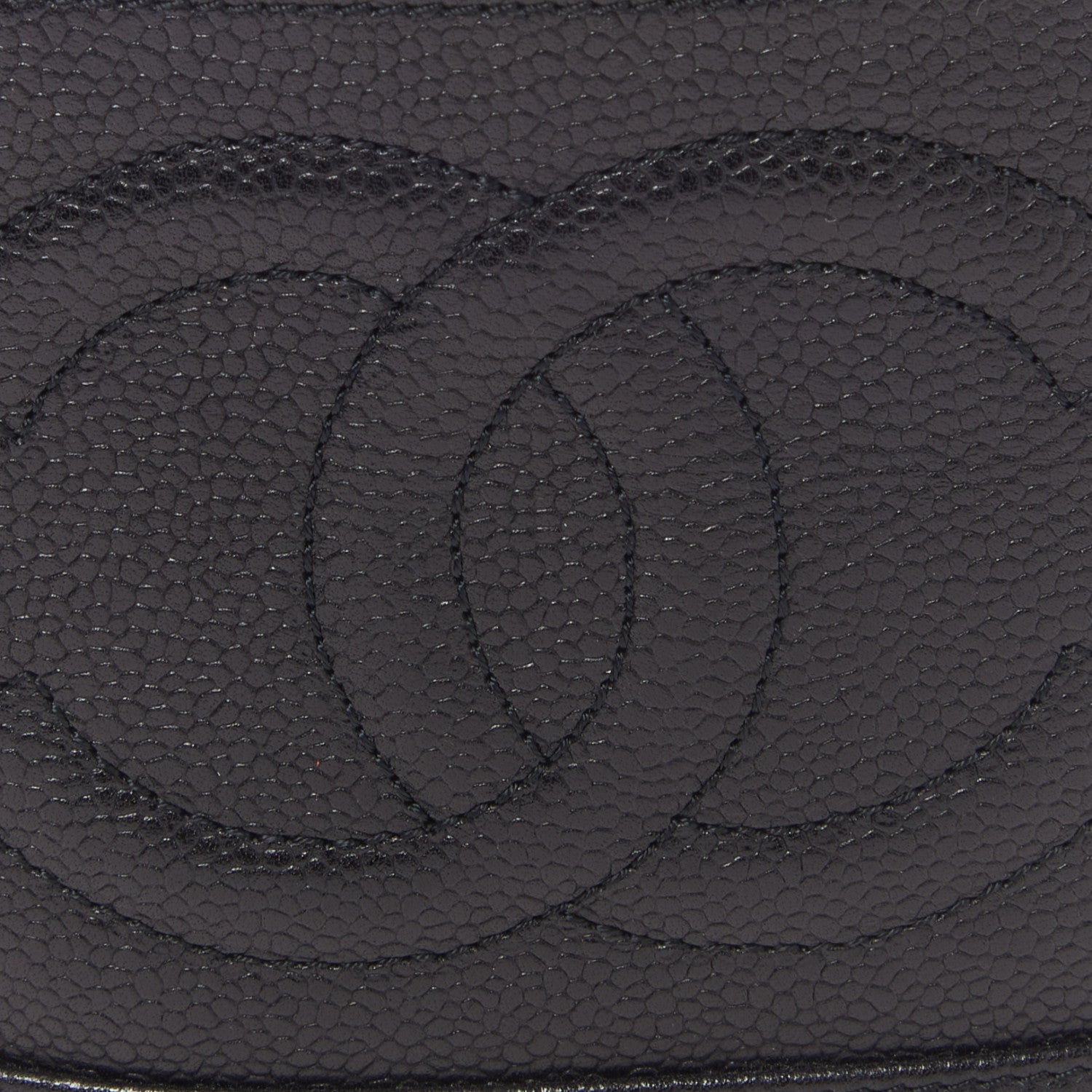 Chanel Caviar Vanity Cosmetic Case Black 7 of 9