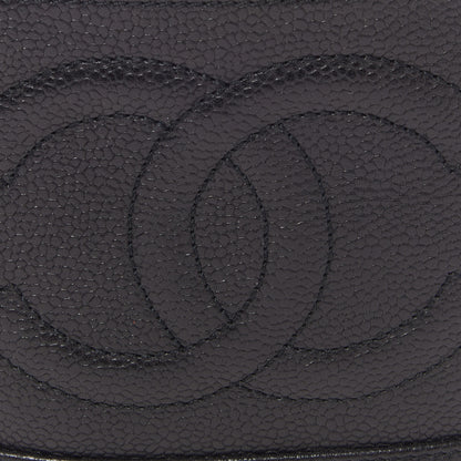 Chanel Caviar Vanity Cosmetic Case Black 7 of 9