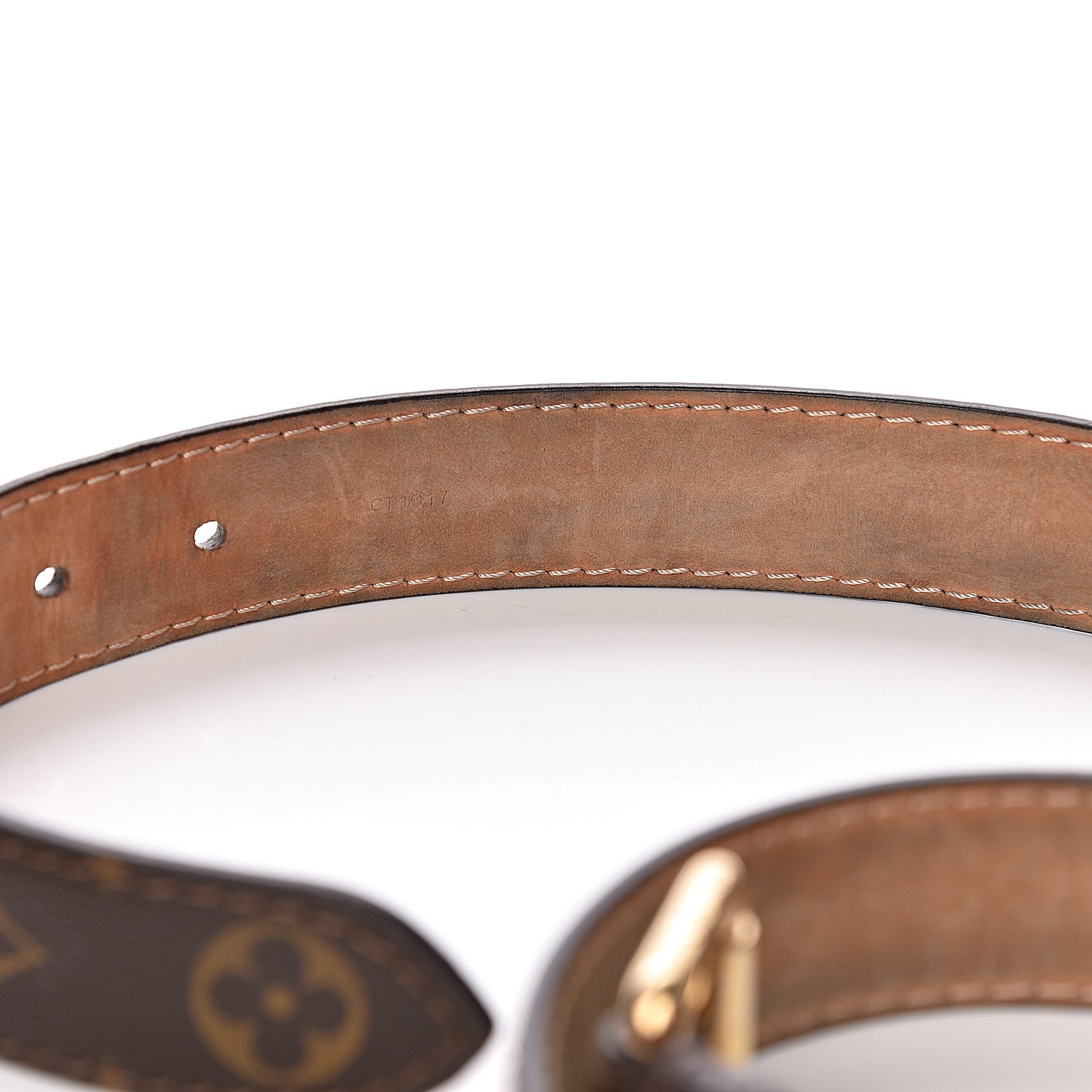 Louis Vuitton Monogram Pochette Solo Belt 95 38 10 of 15