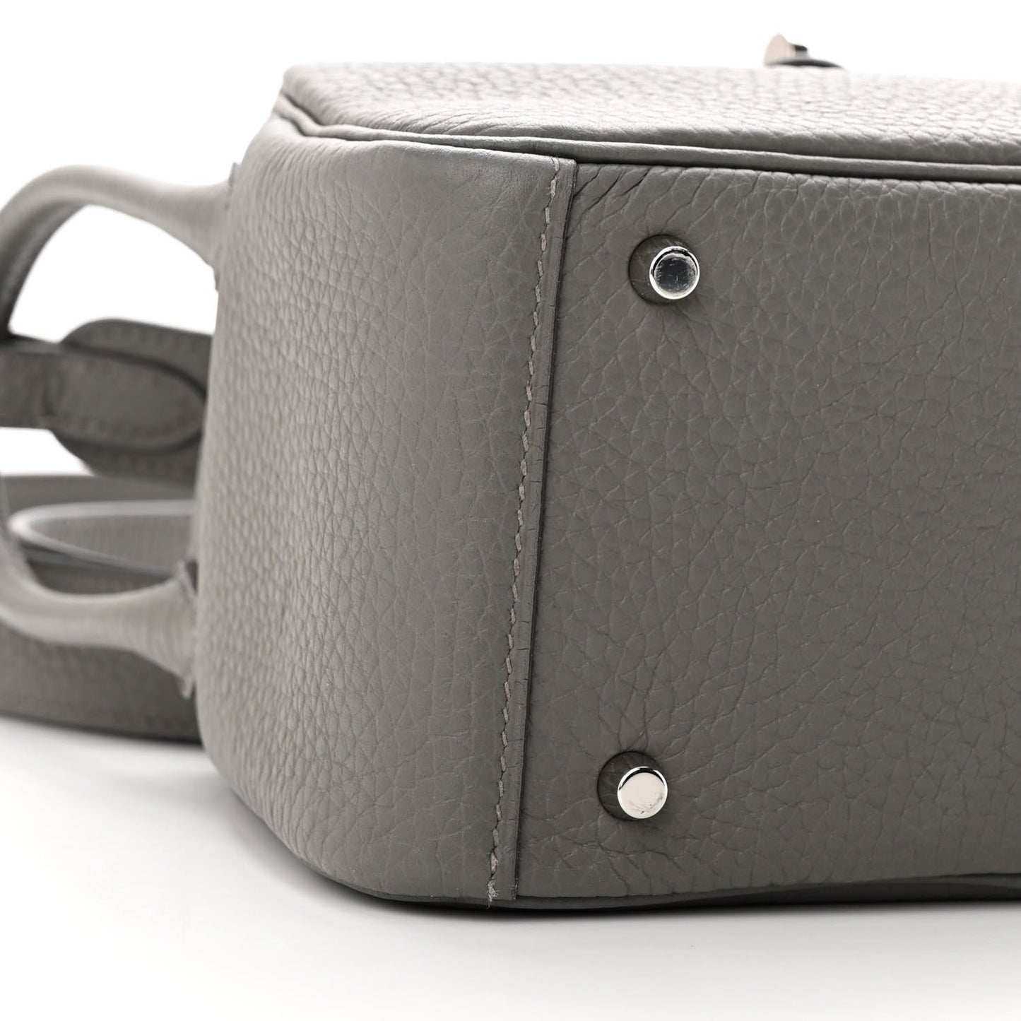 Taurillon Clemence Mini Lindy 20 Gris Meyer