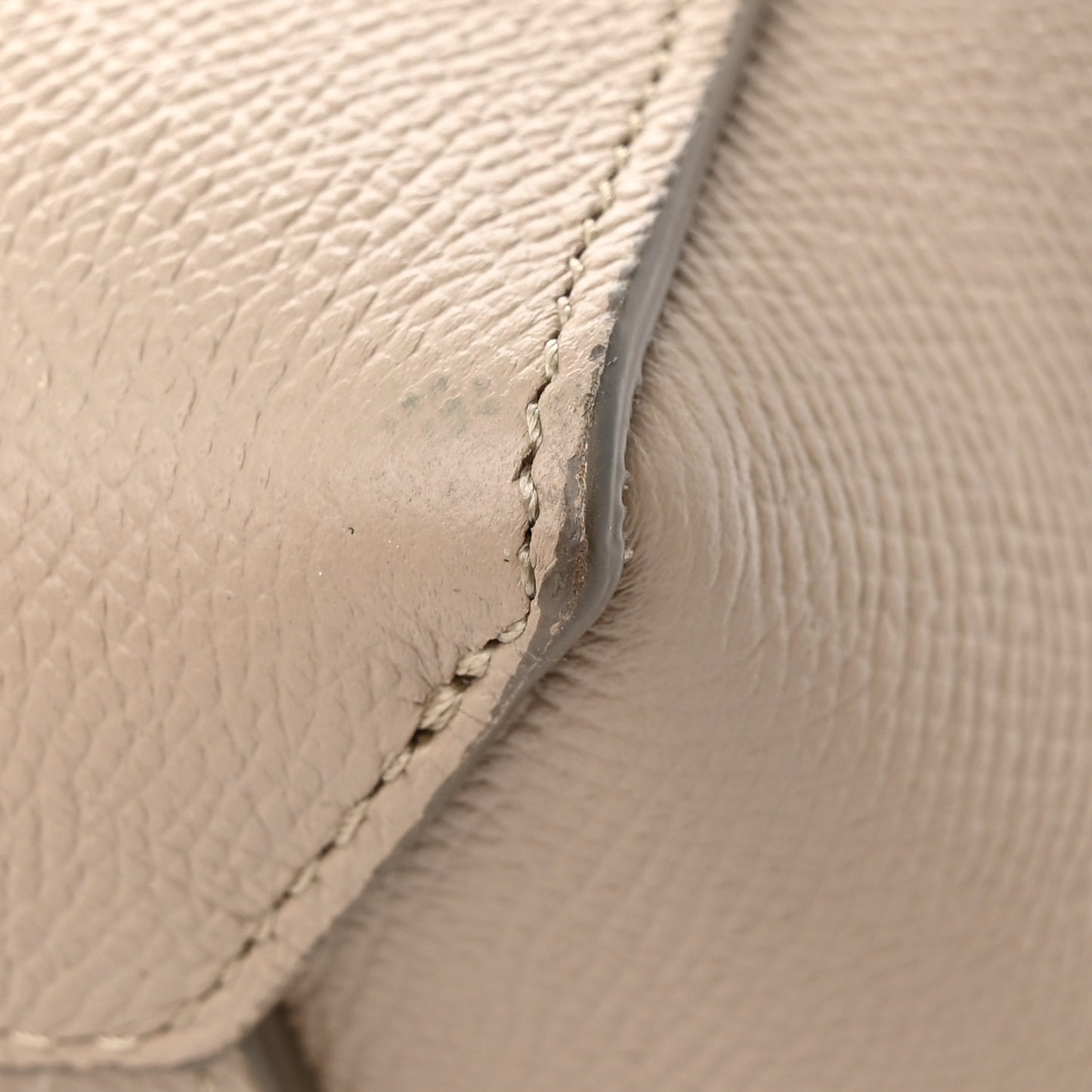 Grained Calfskin Micro Belt Bag Light Taupe