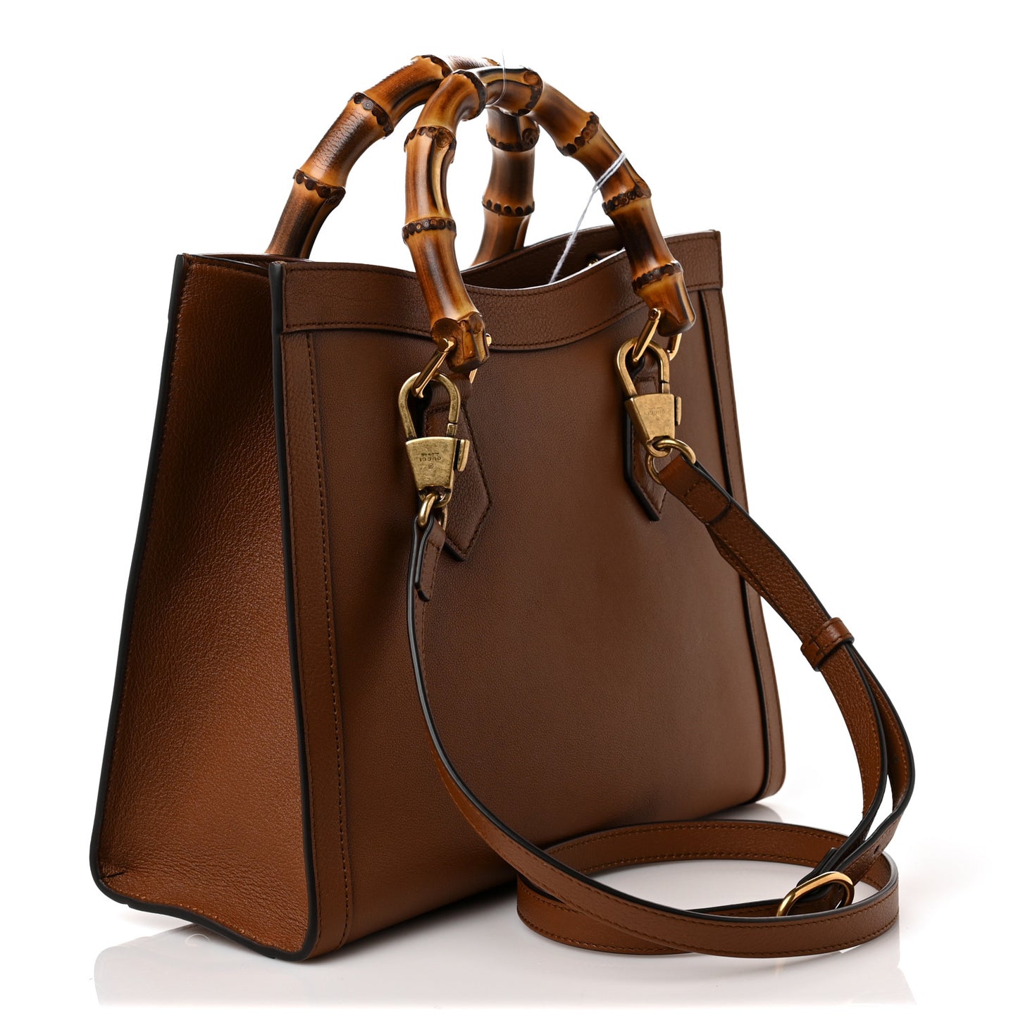Wonka Grain Calfskin Small Diana Tote Bag Cuir