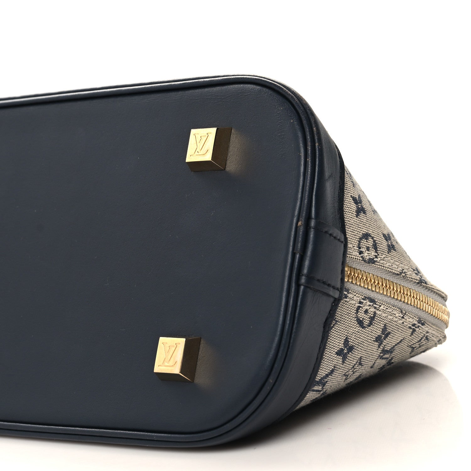 Louis Vuitton Mini Monogram Alma Long Blue 9 of 9