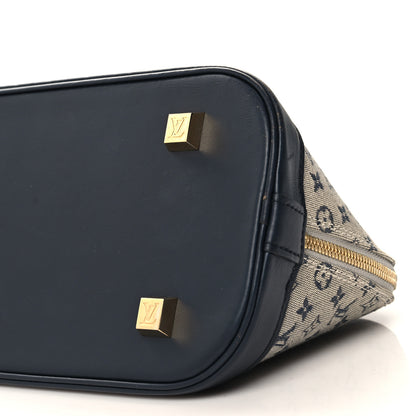 Louis Vuitton Mini Monogram Alma Long Blue 9 of 9