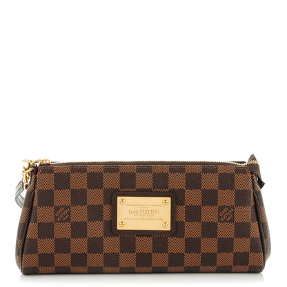 Louis Vuitton Damier Ebene Eva Clutch 1 of 7