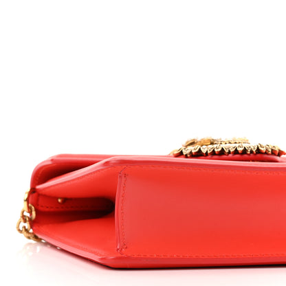 Dolce & Gabbana Smooth Calfskin Small Devotion Envelope Top Handle Bag Red 8 of 10