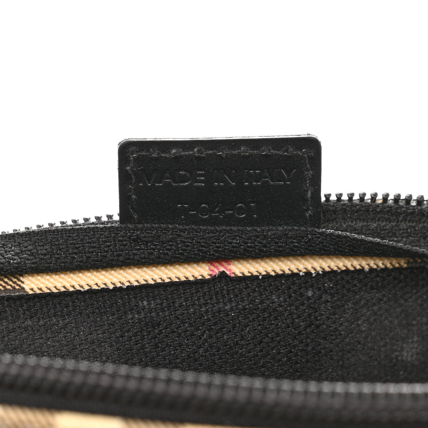 House Check Shoulder Bag Black