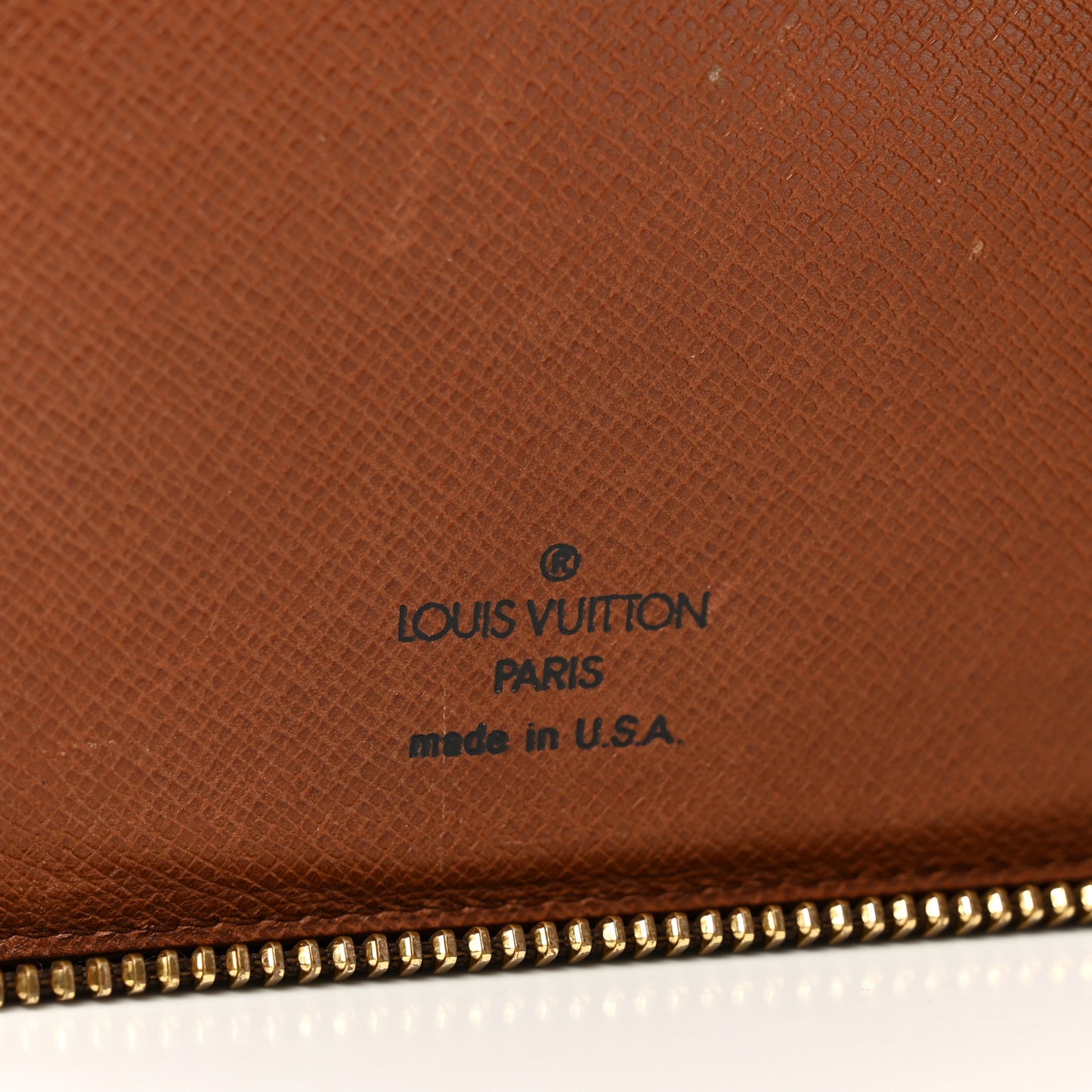 Monogram Zippy Agenda Cover