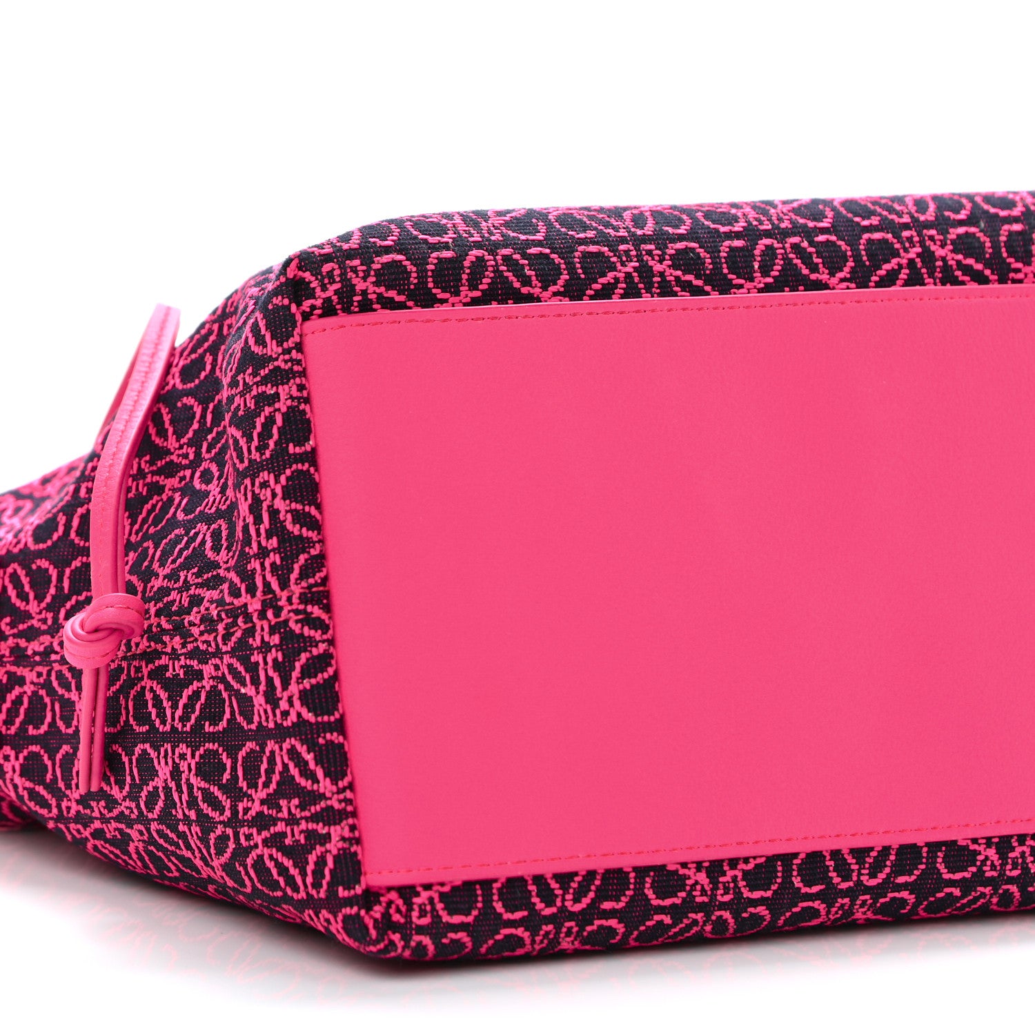 Loewe Jacquard Anagram Calfskin Small Cubi Bag Pink 8 of 9