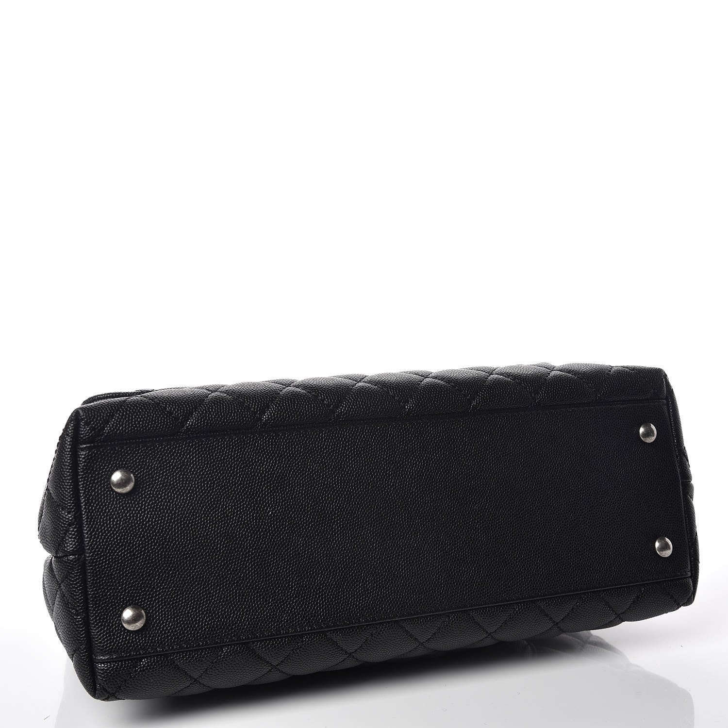Chanel Caviar Quilted Small Coco Handle Flap Black 5 of 15